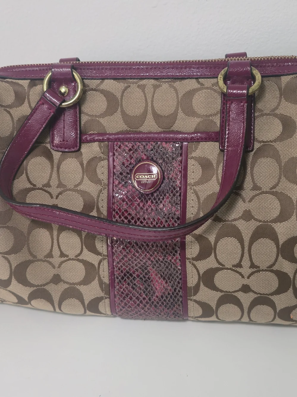 Coach elegant tote